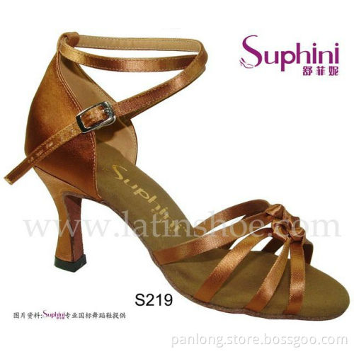 2014 Suphini latin satin dancing shoes